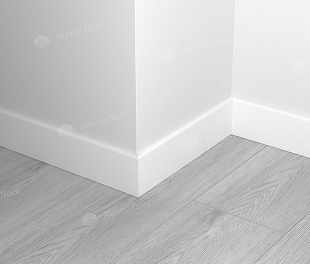 Плинтус каменно-полимерный Alpine Floor SK 11-00 Белый Матовый 80х11х2200, упаковка 1 шт